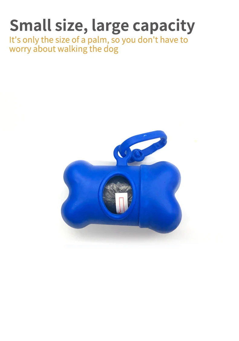 Custom Outdoor Pet Dogs Poop Dispenser Bag Holder Dog Poop Waste Bag