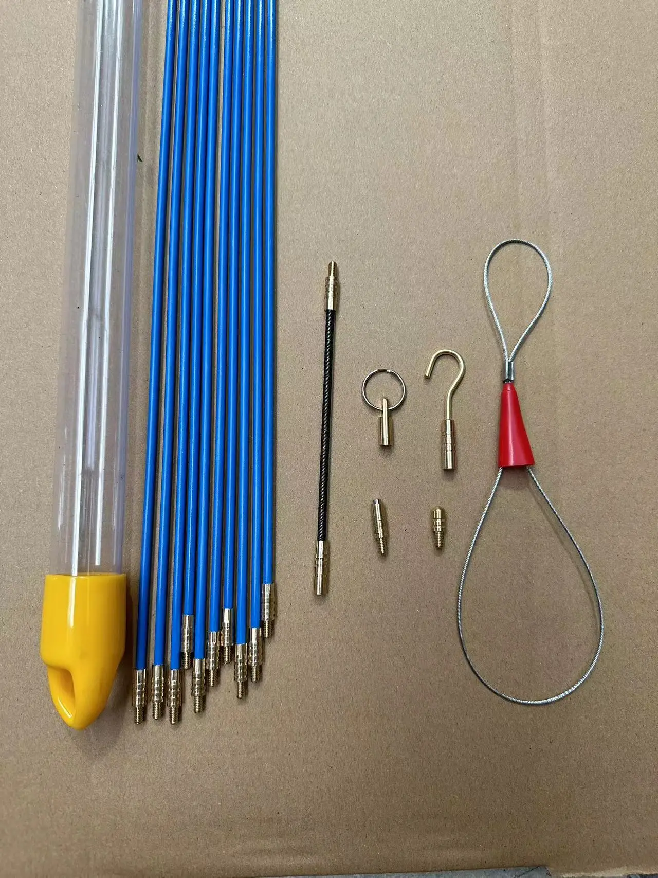 SHUOQI 30 Feet Fiberglass Rods Electrical Plastic Wire Puller Running ...