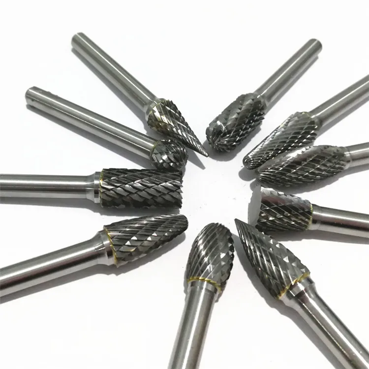  Power Tool Rotary Files F Shape 6mm Tungsten Carbide Burr 
