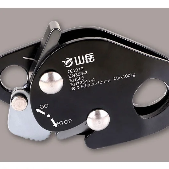 Climbing Descender Selfbraking Stop Climbing Rope Grab Stopper Peak