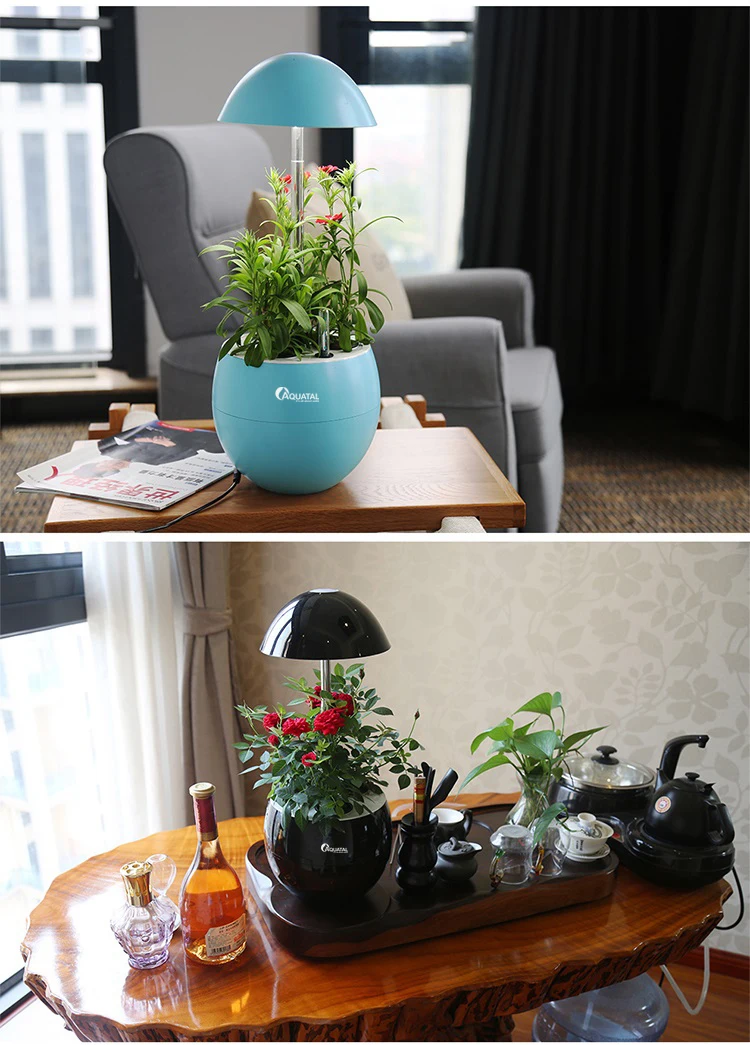 office mini green plant air purifier