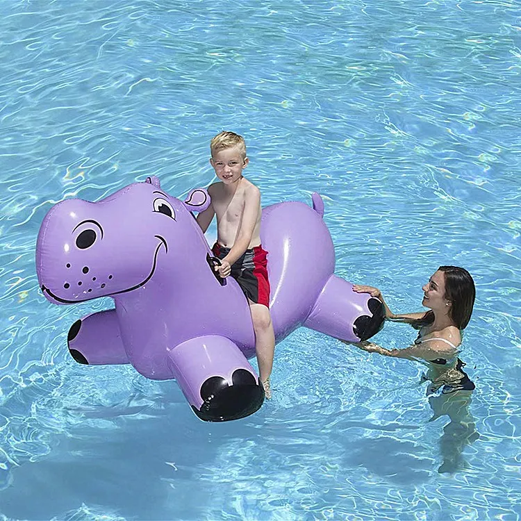 Poolmaster Swimming Pool Float Rider Hippo Buy Pool Toys Inflatable