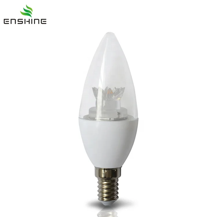 Enshine YX-CD9 E14 5W LED candle light bulb LED lights candle with available dimmer