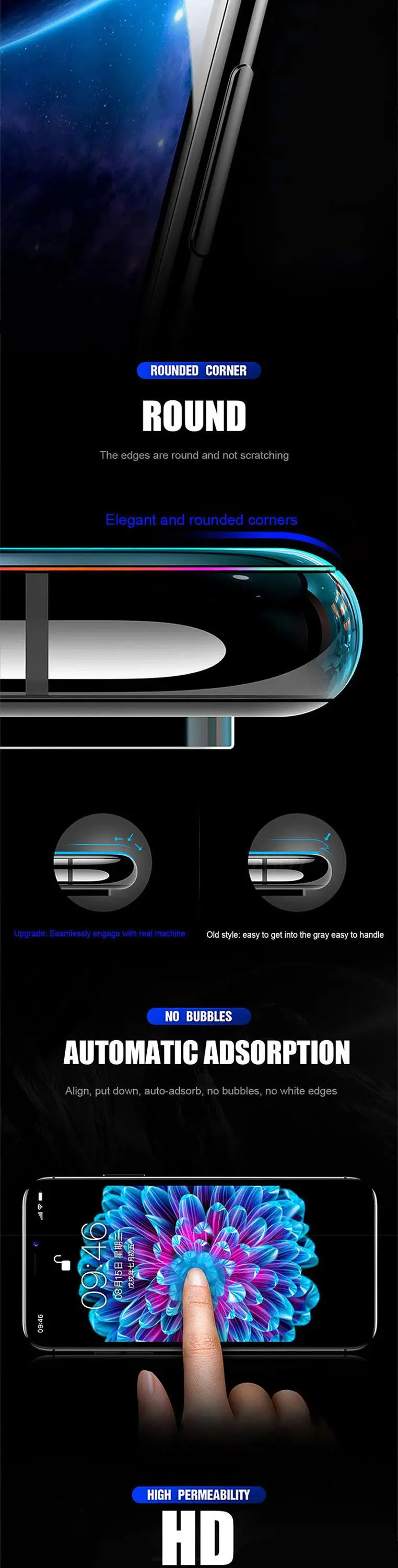 Eonline OG screen protector glass for iphone 6 7 6 6s 8 plus 11 pro XS max XR glass iphone 7 8 x 6S 8 Protective tempered glas