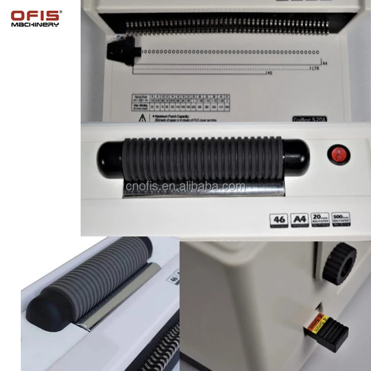 C9028A Paper Hole Punch Coil Book Binder Spiral Book Binding Machine