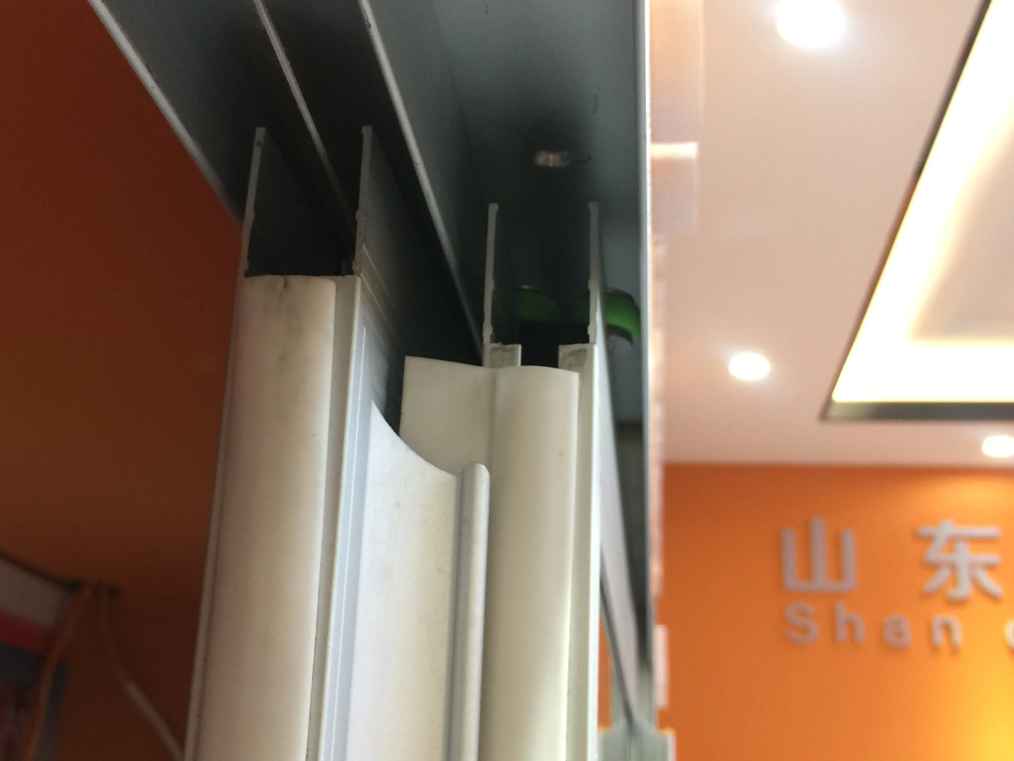 Anti fog electric heated display cabinet sliding glass door