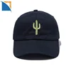 Embroidered Baseball Dad Hat Maker Soft Baseball Hat with Custom Logo Men Cactus Baseball Hat