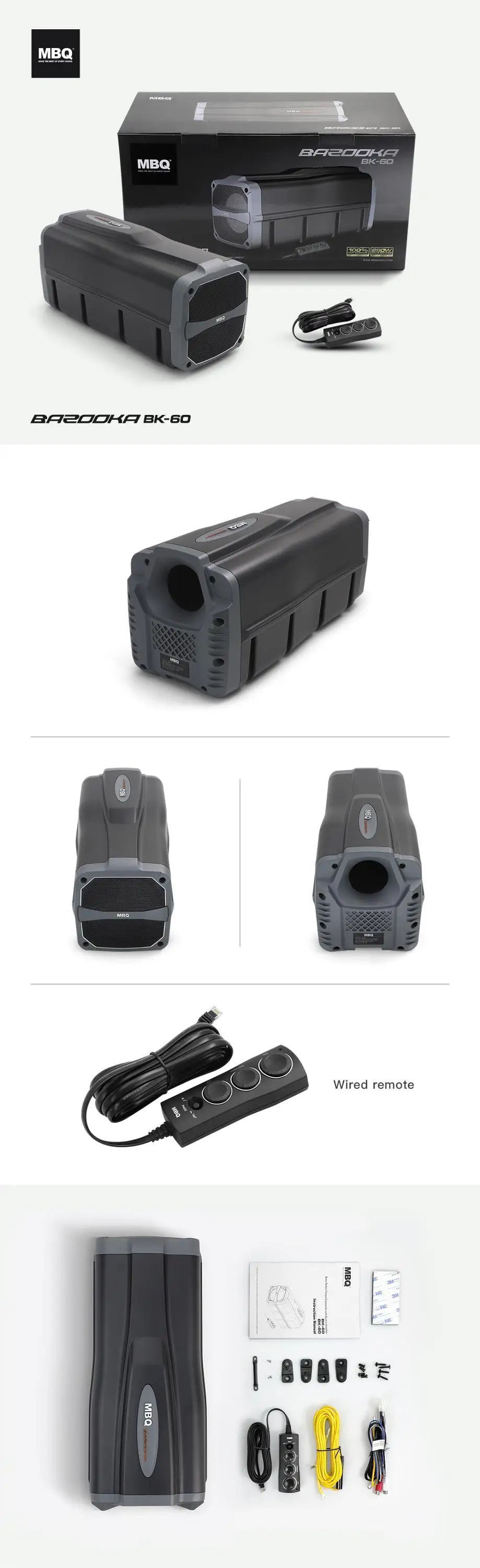 bazooka 6.5 dvc subwoofers