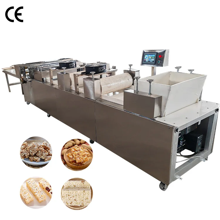 Snap Making Industrial Sesame Snap Making Cereal Bar Chikki Museli Bar Moulding and ...