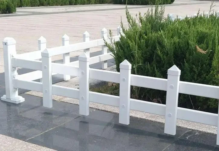New White Color Pvc Fence For Outdoor Garden Protection Antiuv