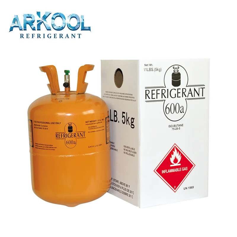 Hot Sale Best Quality Green Product R-600 Refrigerant Gas for r600a air conditioner