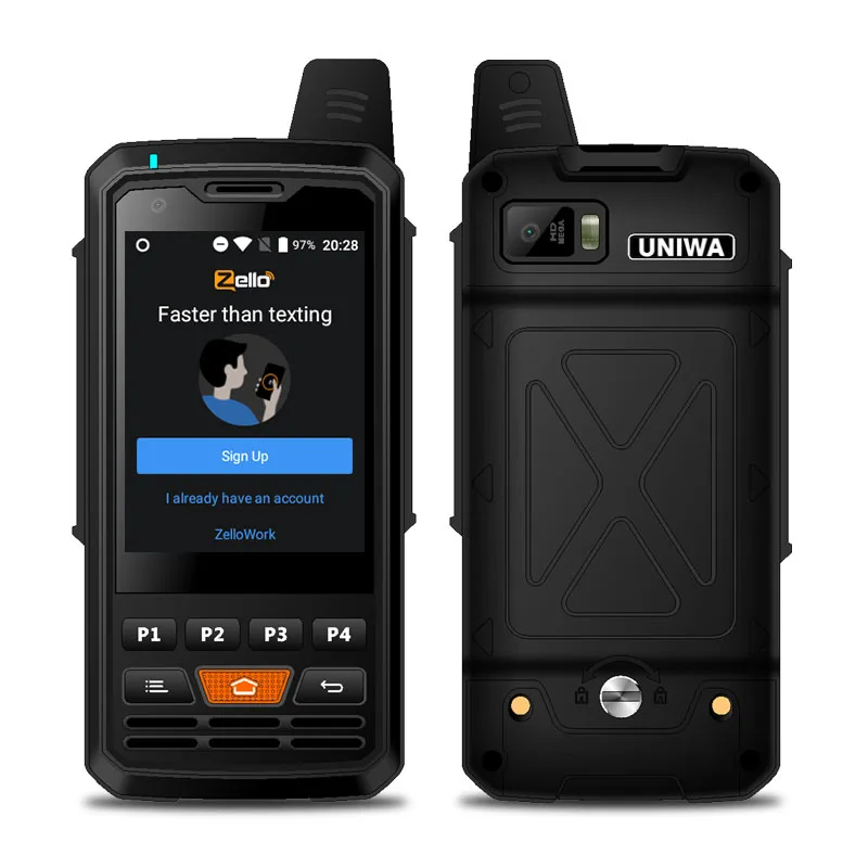 Uniwa F50 2.8 Inch Touch Screen 4g Lte Zello Ptt Walkie