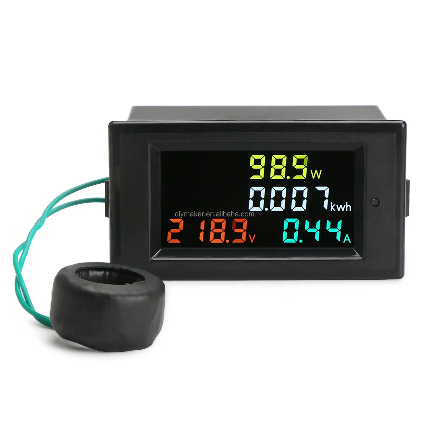 Voltmeter Ac Power Meter Drok Ac 80-300v 100a Voltage Color Lcd 