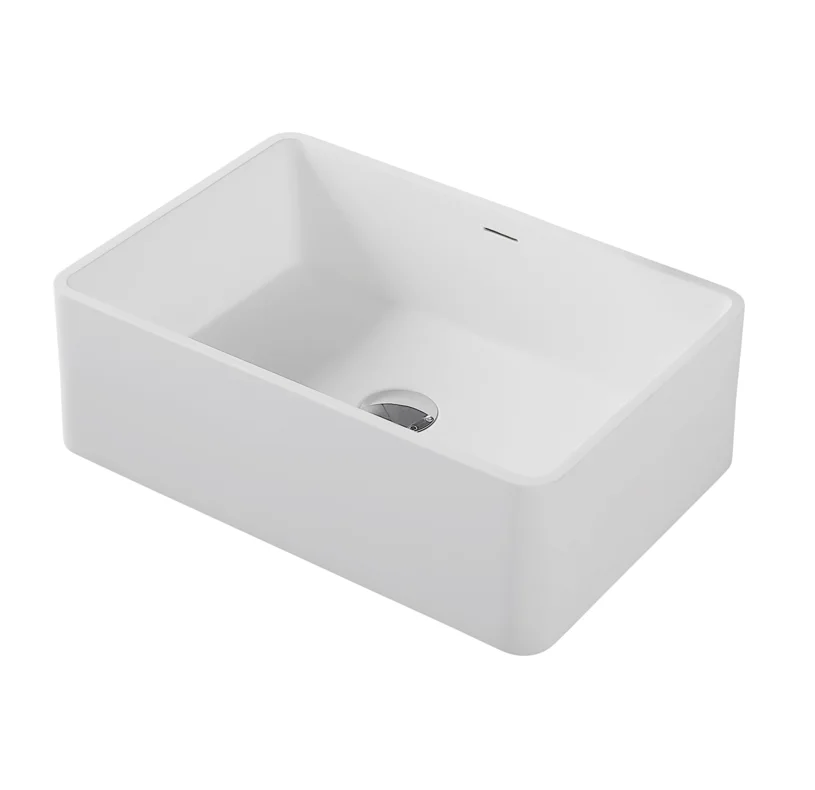 Acrylic Solid Surface Artificial Stone Bathroom Furniture Wash Basin