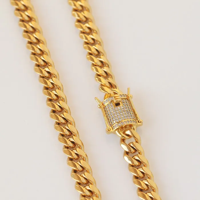 Spanish Style 18kt Gold Brass Cuban Link Chain Buy Brass Cuban Link