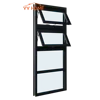USA/CA/NZS Certified 6063-T5 Grade Aluminum Large View Double Toughened Double Hung Design Awing Opening Window