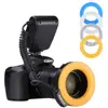 LED Macro Ring Flash light with 8 adapter ring For Nikon Canon Pentax Olympus Panasonic Camera as FC100 ring flash