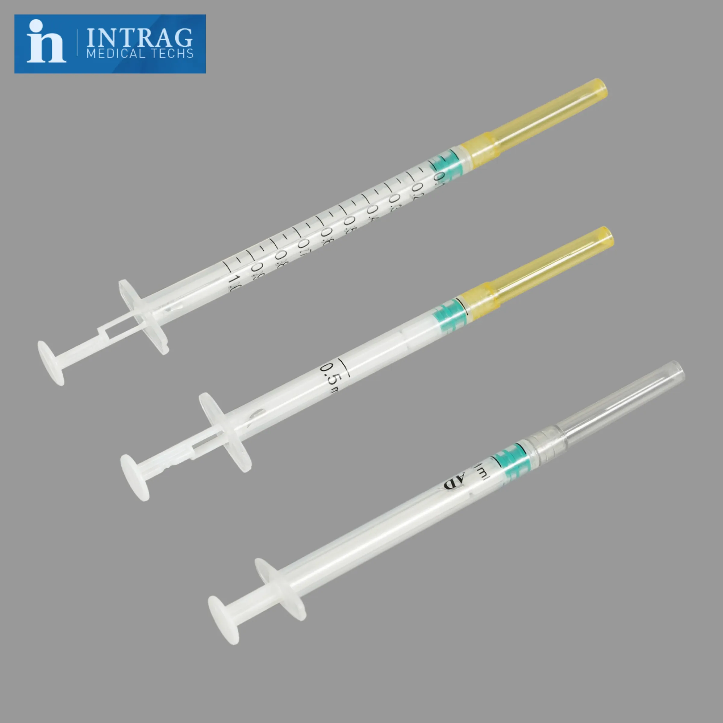 0.5ml Auto Syringe With Fixed Needle,Autodisable Syringe For Fixed