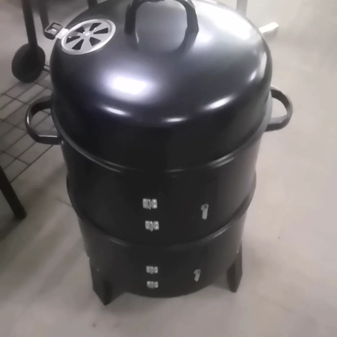 Wholesale Portable Meat Vertical Smoker Three Layers Of Large Capacity