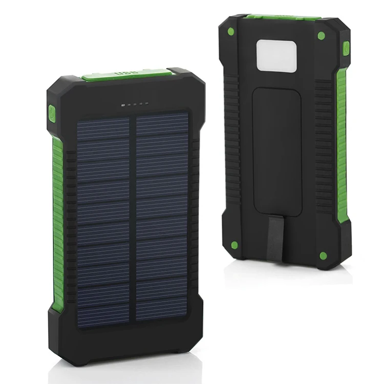 Waterproof 10000mAh Solar Charger Outdoors Emergency External Battery for Mobile Phone Tablets Light - ANKUX.COM