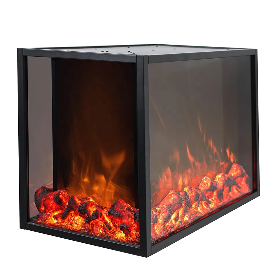 Three Sided Electric Fireplace Without Heater Buy 3 Sided Electric