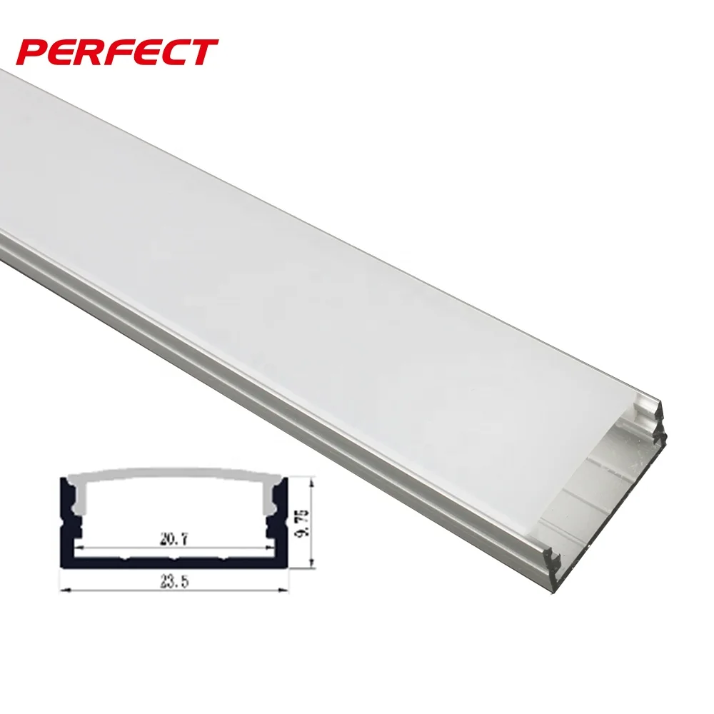 20mm Aluminum Extrusion Profile for U Shape LED Strip Profiles LED Bar Lights Aluminum Channel