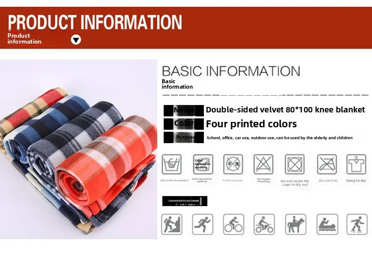 Tartan Throw Checked Large Polar Fleece Throw Warm Soft Blanket  for Your Beds Travel Legwarmers or Even Can Be Used Blanket