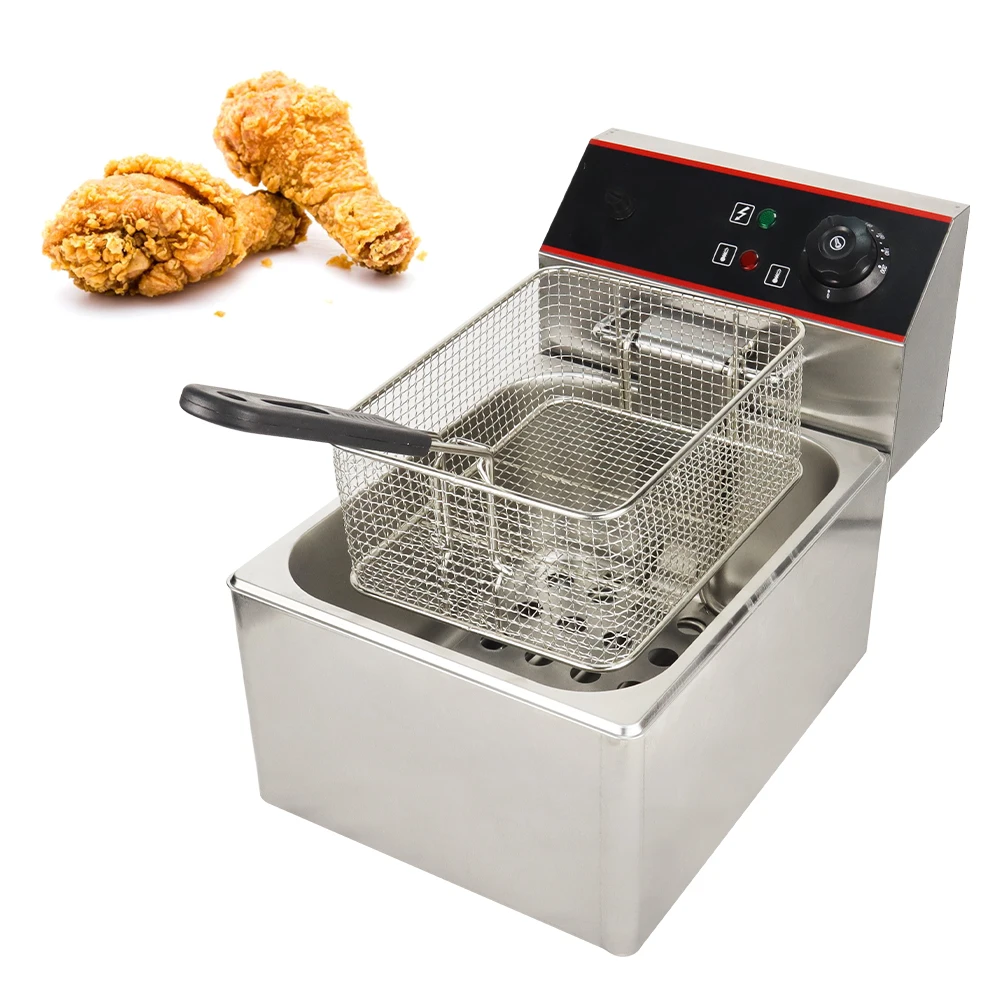 Kitchen Equipment deep fryer with temperature control and timer industrials deep fryer for restaurant details