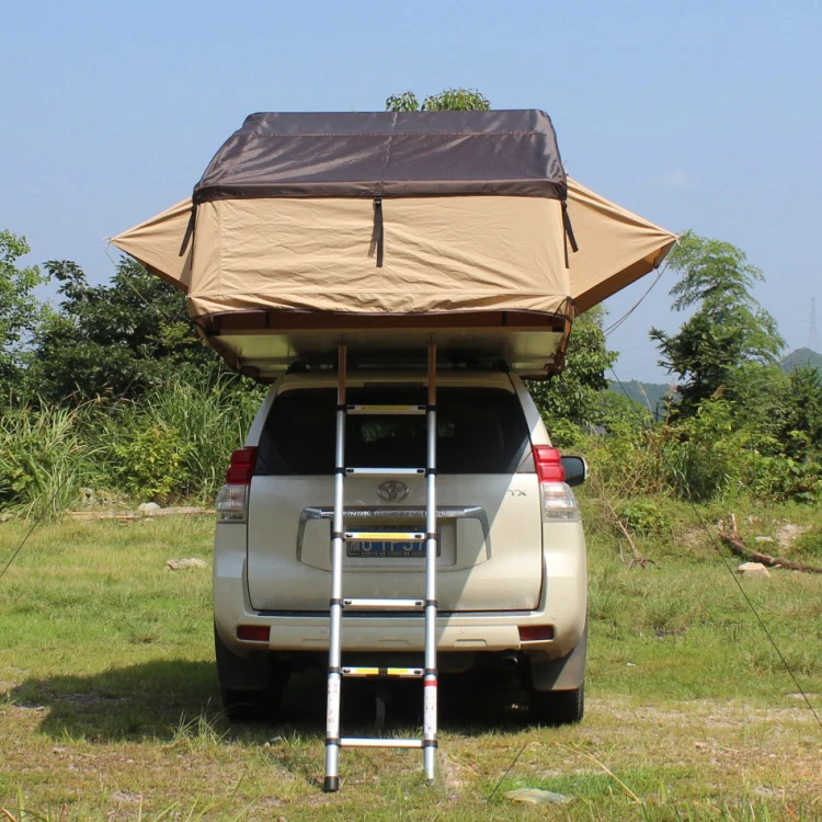 King Size Aluminum Frame Car Roof Top Tent Rooftop Camping Cotton