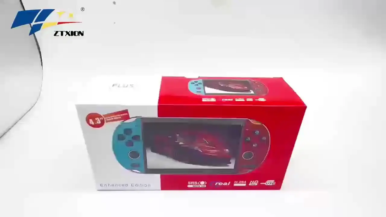 2026 Hot X7 4.3Inch Display Handheld Game Console Built-in Mini
