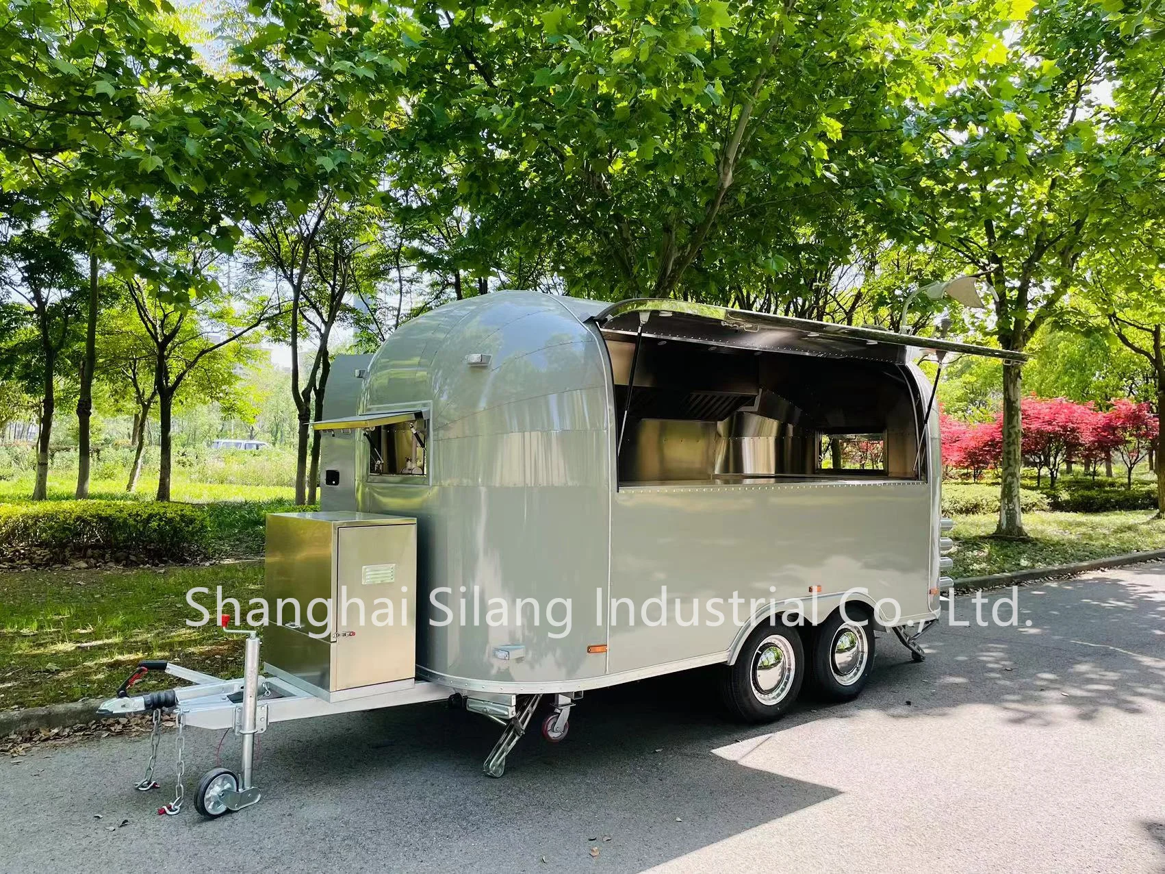 MAICHE Chinese Manufacturer Stainless Steel Customized Mobile Food Trailer Coffee Truck BBQ Bar supplier