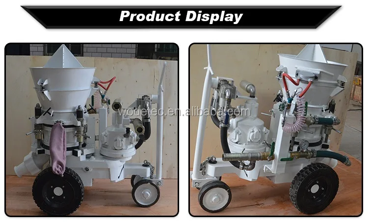 Hot sell nice quality air motor drive refractory gunite spraying shotcrete machine for sale in India