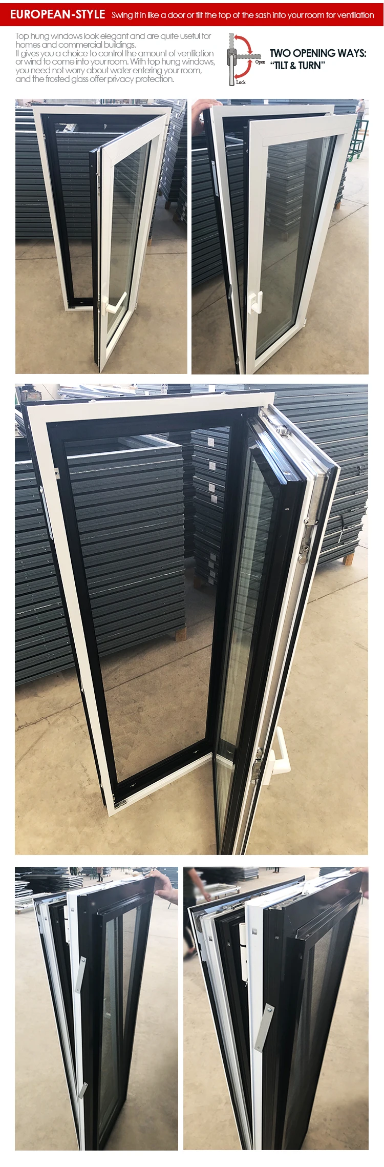 2020 Selling the best quality cost-effective products casement window aluminium bathroom windows