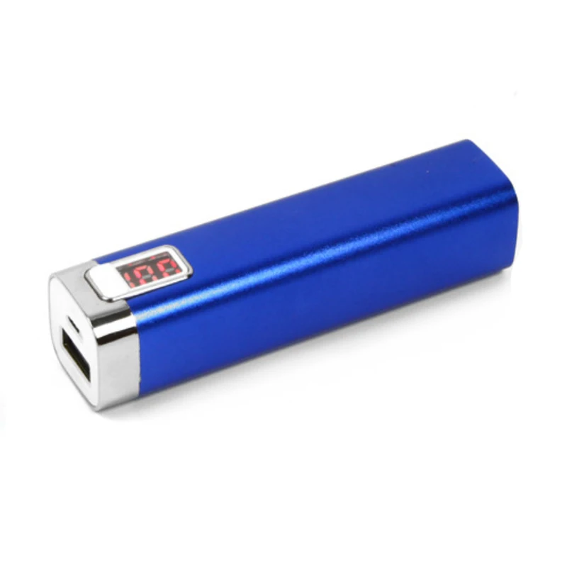 Free Sample Portable Mini USB Battery Charger Colorful Power Bank 2600Mah