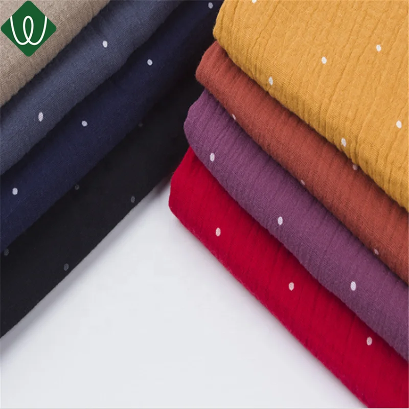 Garment Fabric Hot Sell Wholesale 100 Cotton Double Gauze Fabric