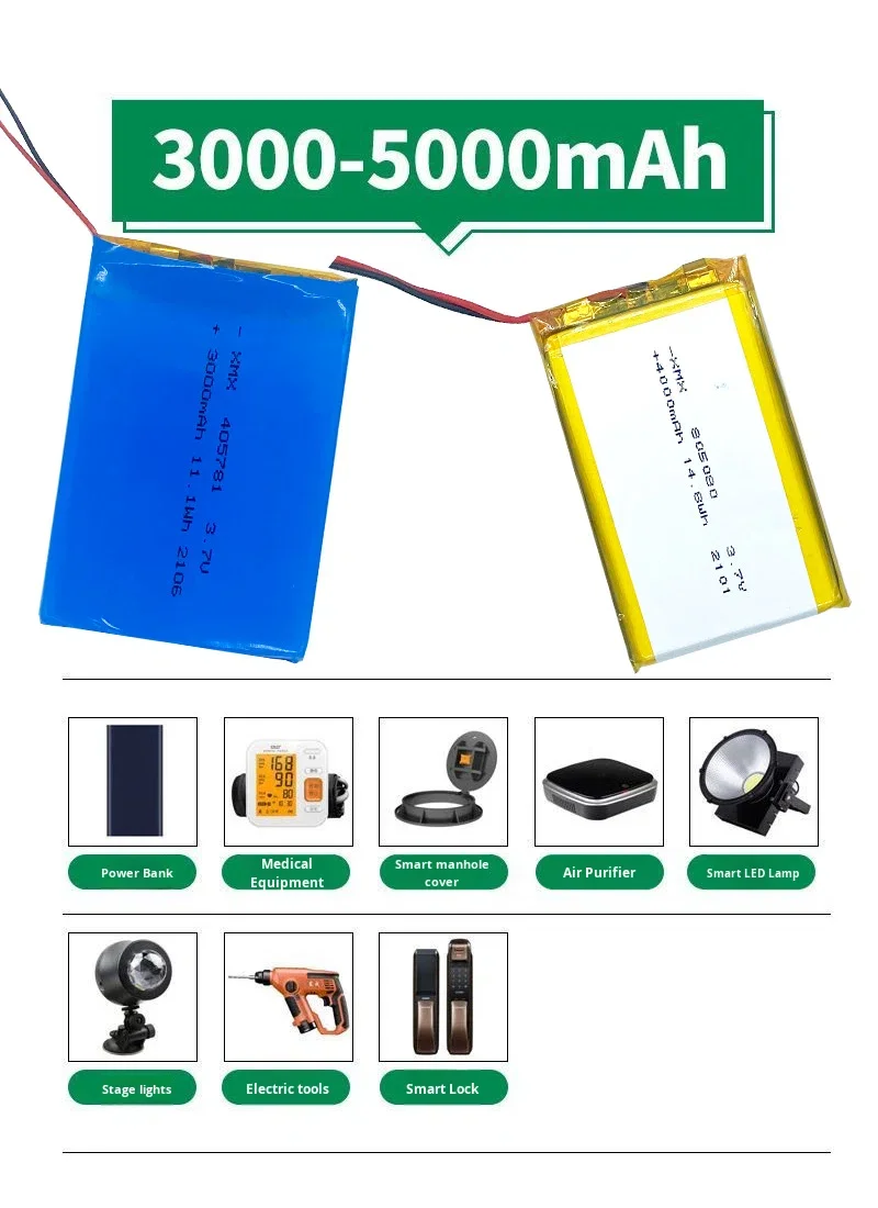 Rechargeable 601665-680mAh Li-polymer Battery for Reading Pen & Recording Pen Portable Devices-in Stock 1 Year Warranty