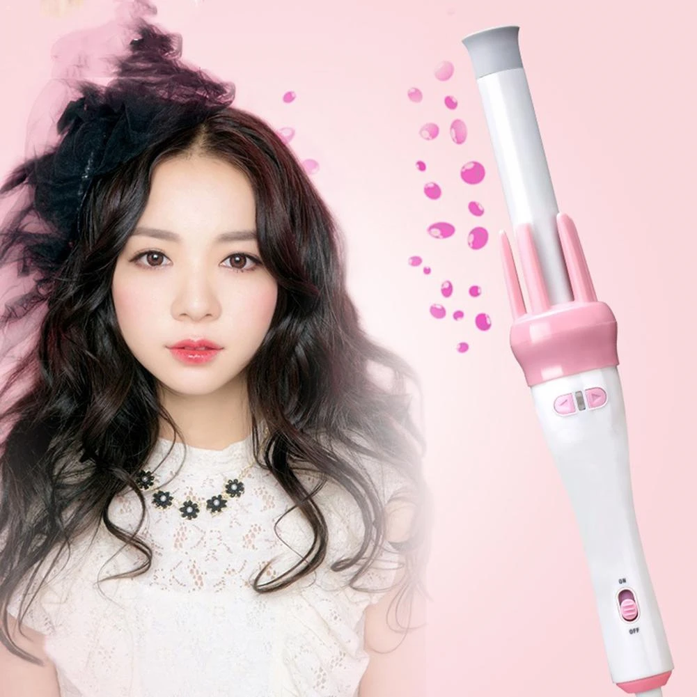 Korean Style Auto Rotating Electric Hair Curling Stick Fast Styling ...