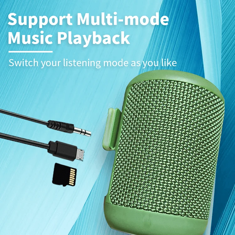 New fashion Mini IPX7 Waterproof Portable Bluetooth Fabric Outdoor Speaker - ANKUX.COM