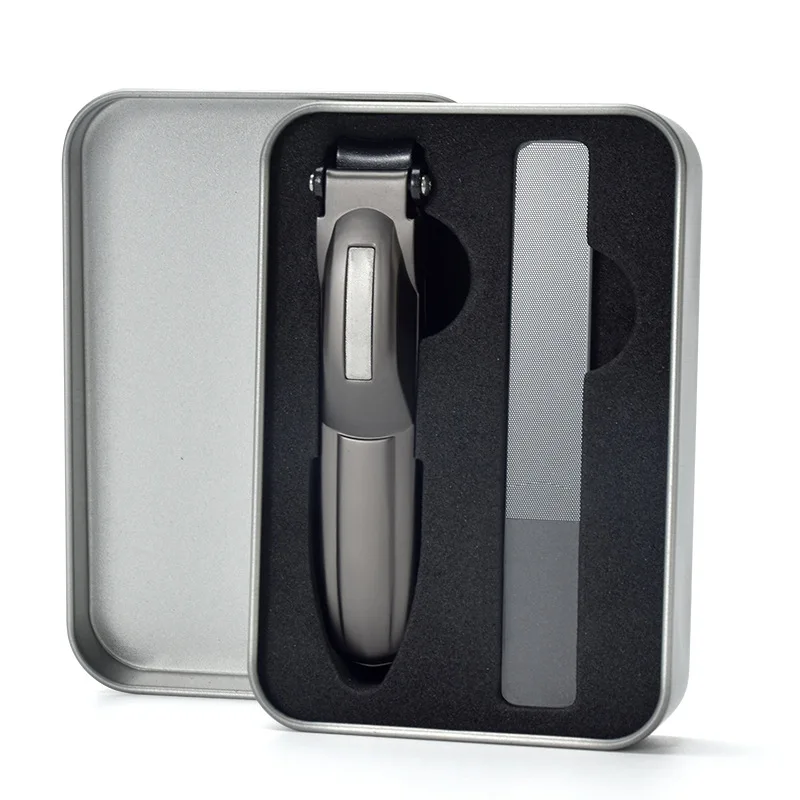 product wholesale price stainless steel nail clipper manicure tool nail clippers with catcher-6