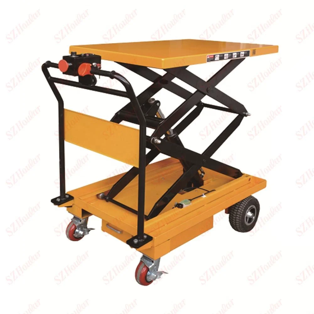 Full Electric Lift Table Battery Power Scissor Lift Hydraulic Scissor