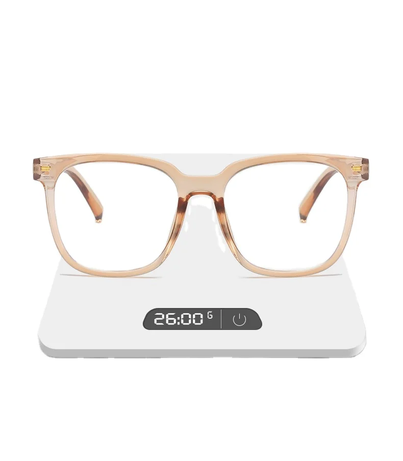 2020 Glasses To Block Blue Light Rivet Decor Fashion Square Optical Frame Women Men Transparent Eyeglasses Frame