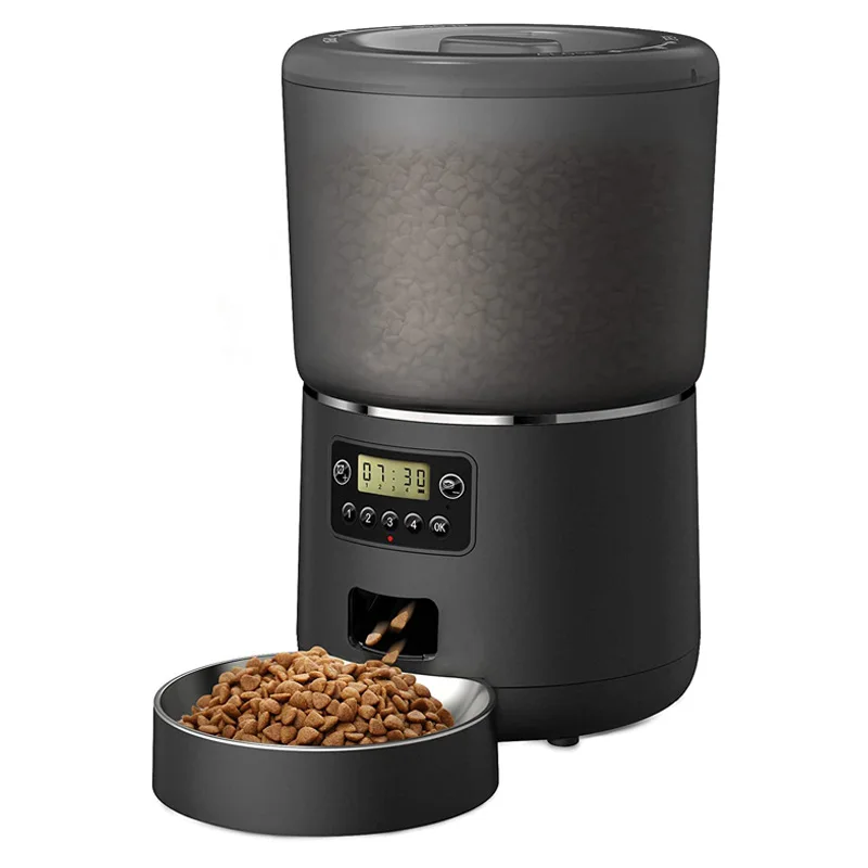 Smart Pet Feeder Remote Control Wifi Connection Cat Feeder Multifunction Feeder factory