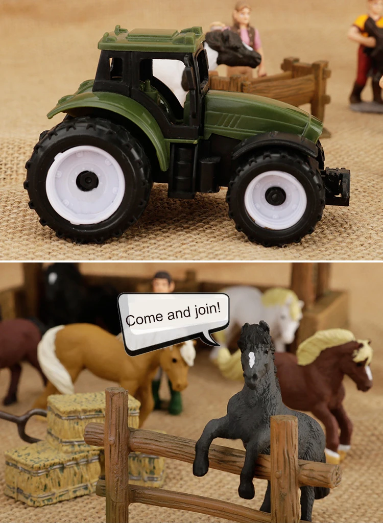 ride on horse and stable toy