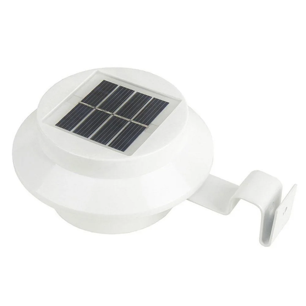 Amazon Hot Solar Round 3 LED Solar Eaves Lamp Wall Lights For Villa Wall Decoration.