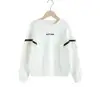 100% Cotton Thick French Terry Street Screen Letter Print Kids Girl Hoodies Sweatshirt