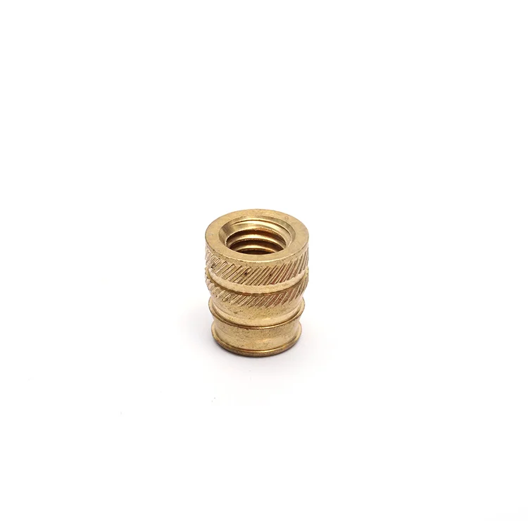 Customized Size Cnc Connector Male Threaded Inserts M5 Brass