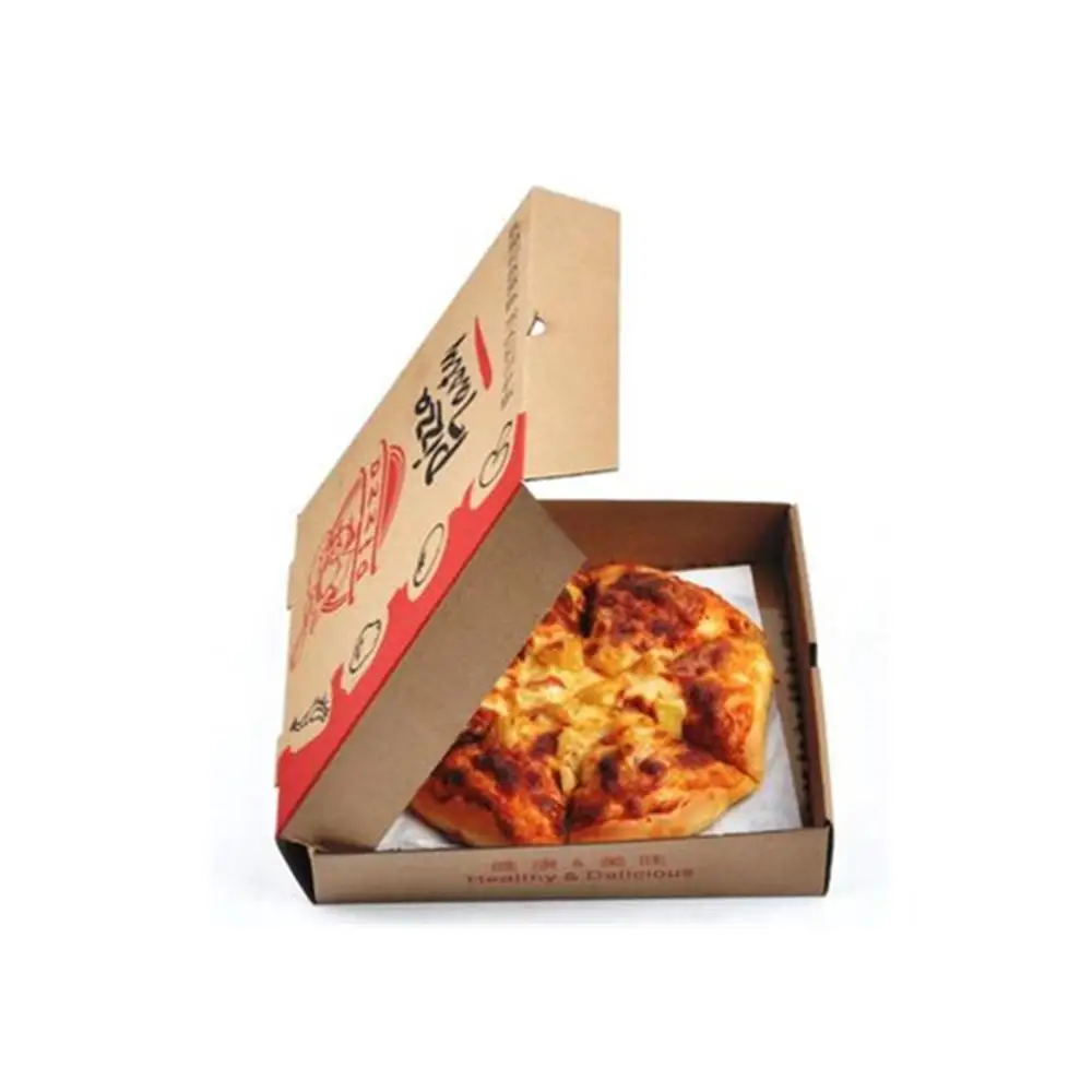 Beste verkauf pizza verpackung wegnehmen box pizza box design-vorlage
