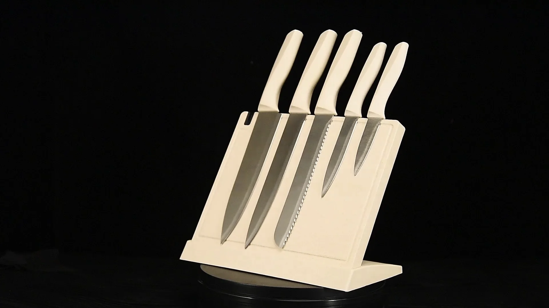 new arrival gift items wheat straw handle 6 pcs kitchen knife