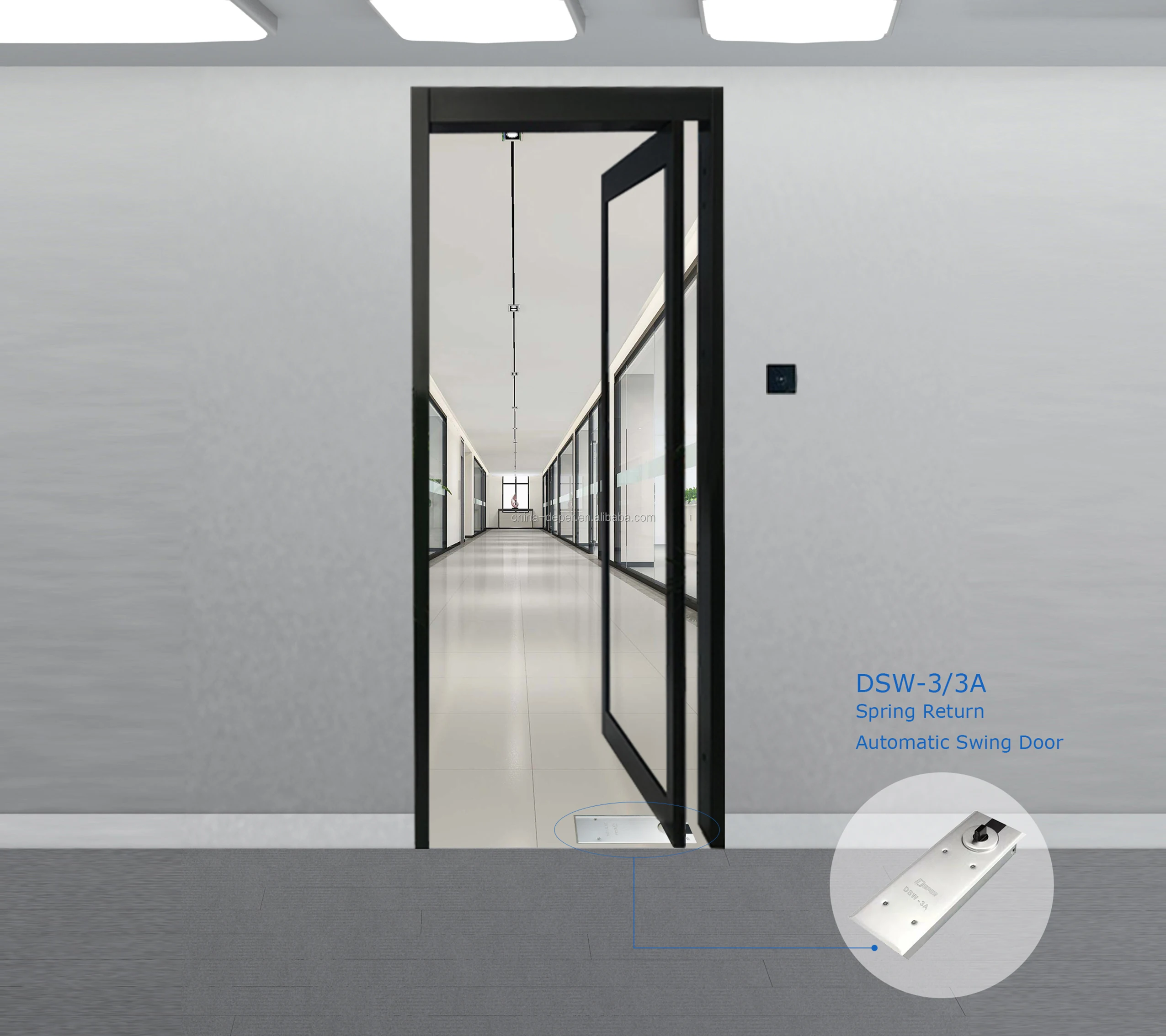 Dsw3 Electric Automatic Swing Floor Spring Door Closer Operator Buy