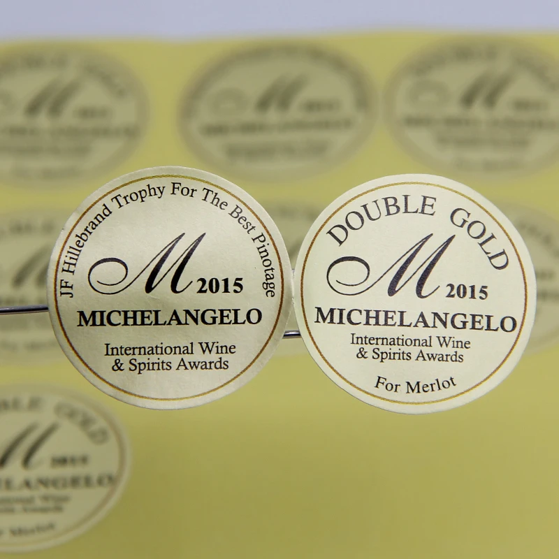 Gold Sticker - Self Adhesive Waterproof Glossy Gold Foil